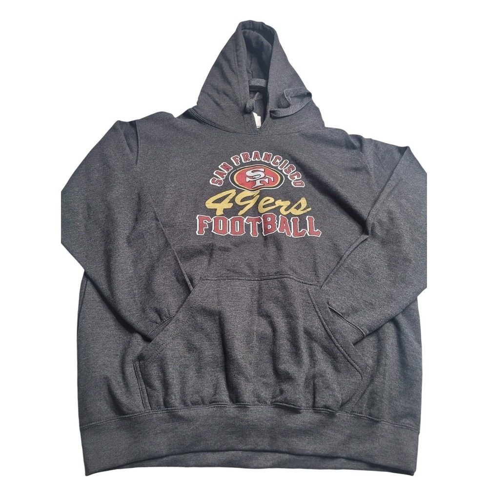Majestic San Francisco‎ 49ers Gray Hoodie NFL Football Men's XL